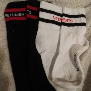 Vetements socks 2pair